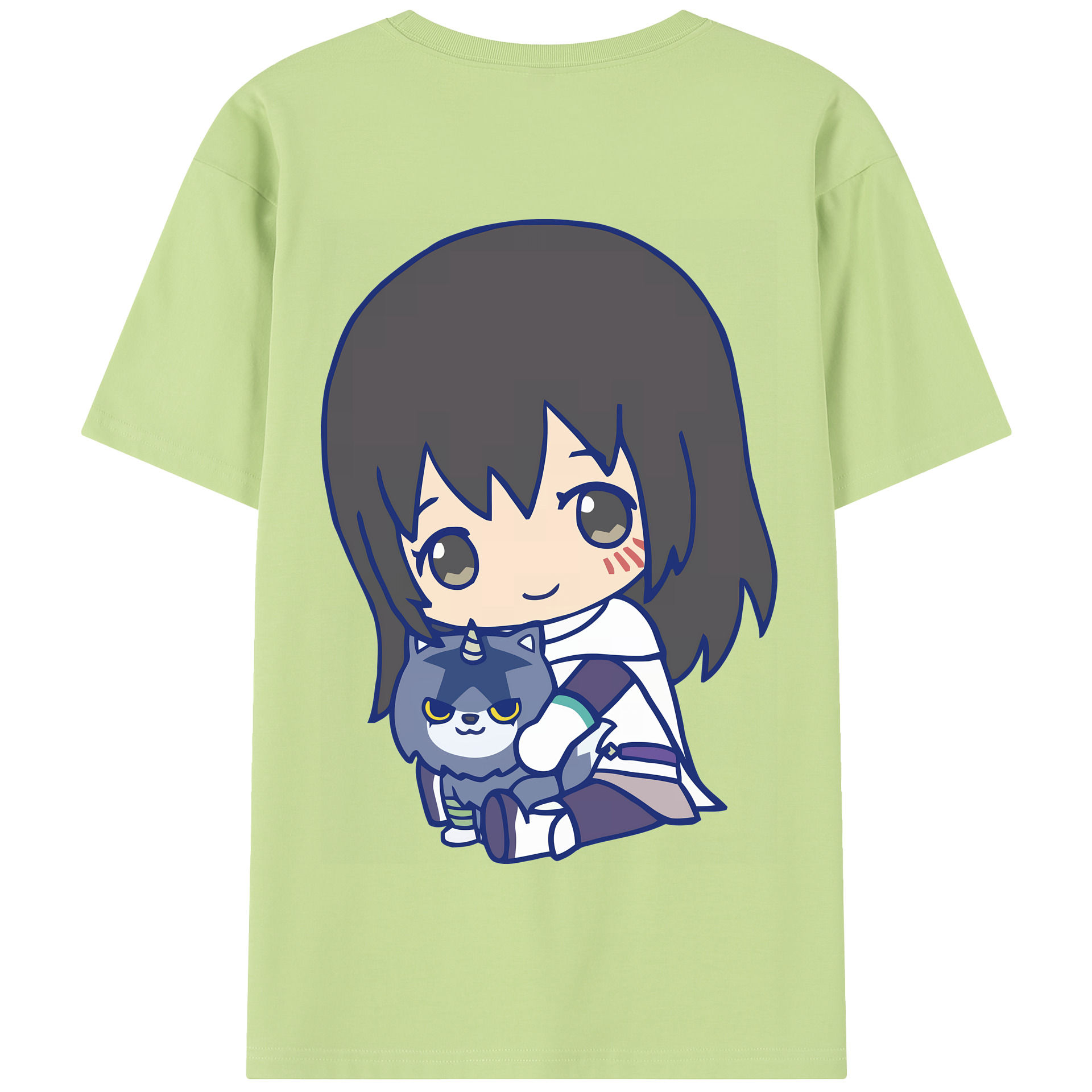 （画像用） 転スラ Regarding Reincarnated to Slime 綿100％半袖Tシャツ（背面プリント）